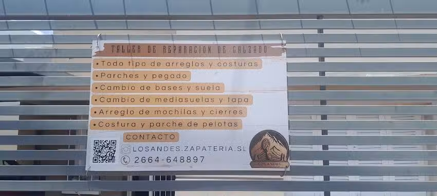 Zapater&iacute;a Los Andes